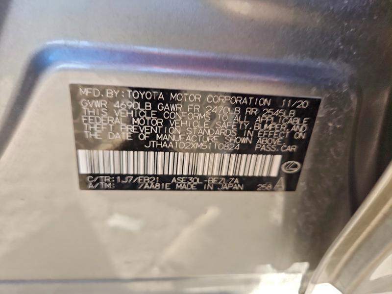 2021 Lexus Is 300 Base