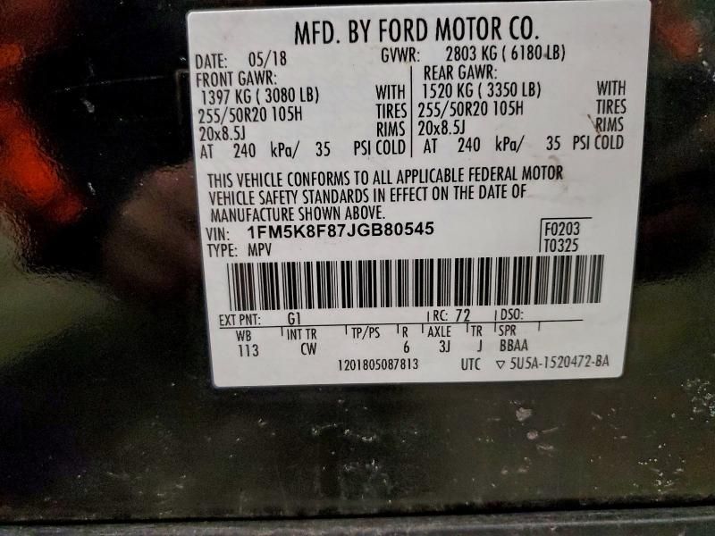 2018 Ford Explorer Limited