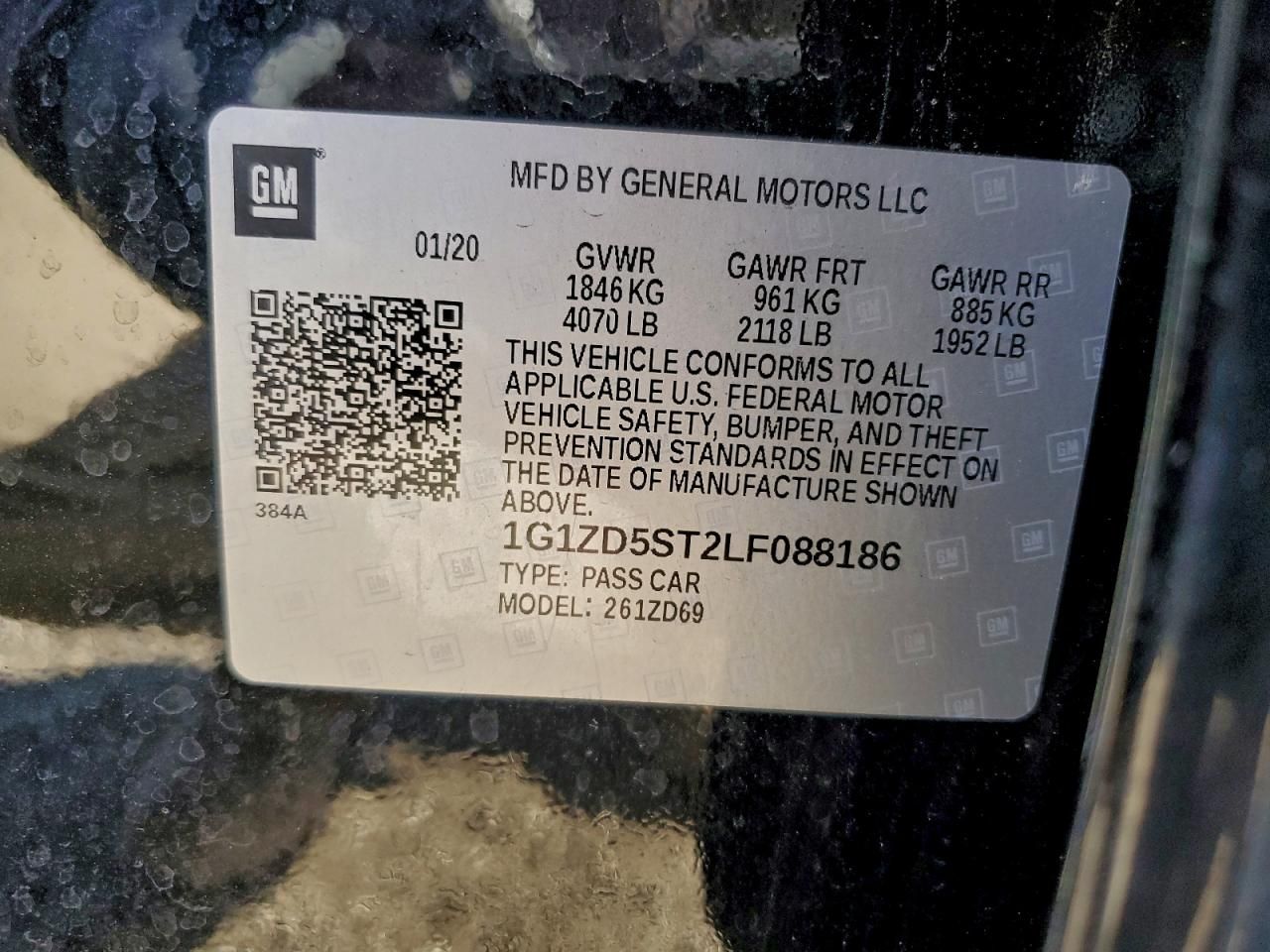 2020 Chevrolet Malibu lt