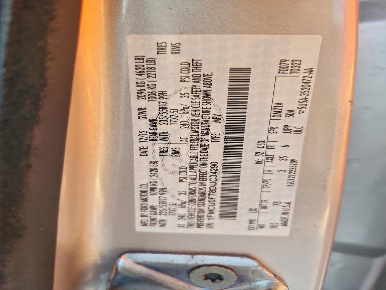 2013 Ford Escape s