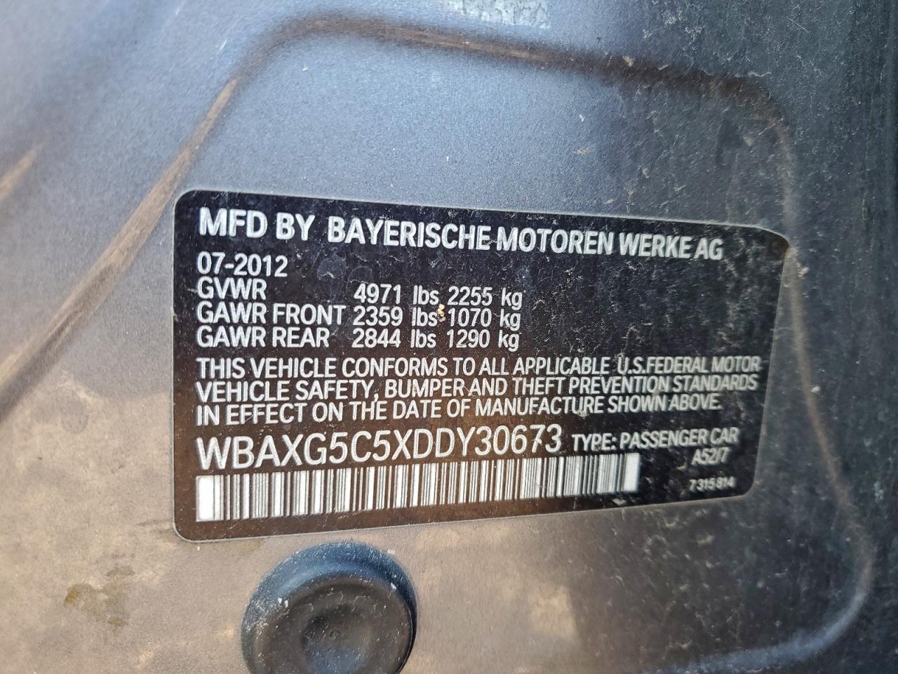 2013 BMW 528 i