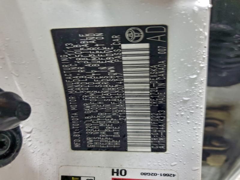 2014 Toyota Corolla l