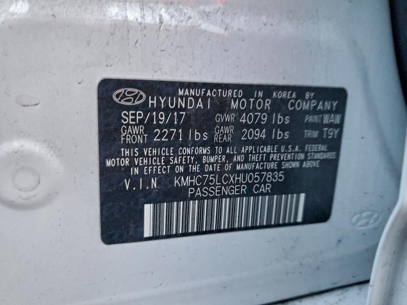 2017 Hyundai Ioniq Hybrid sel