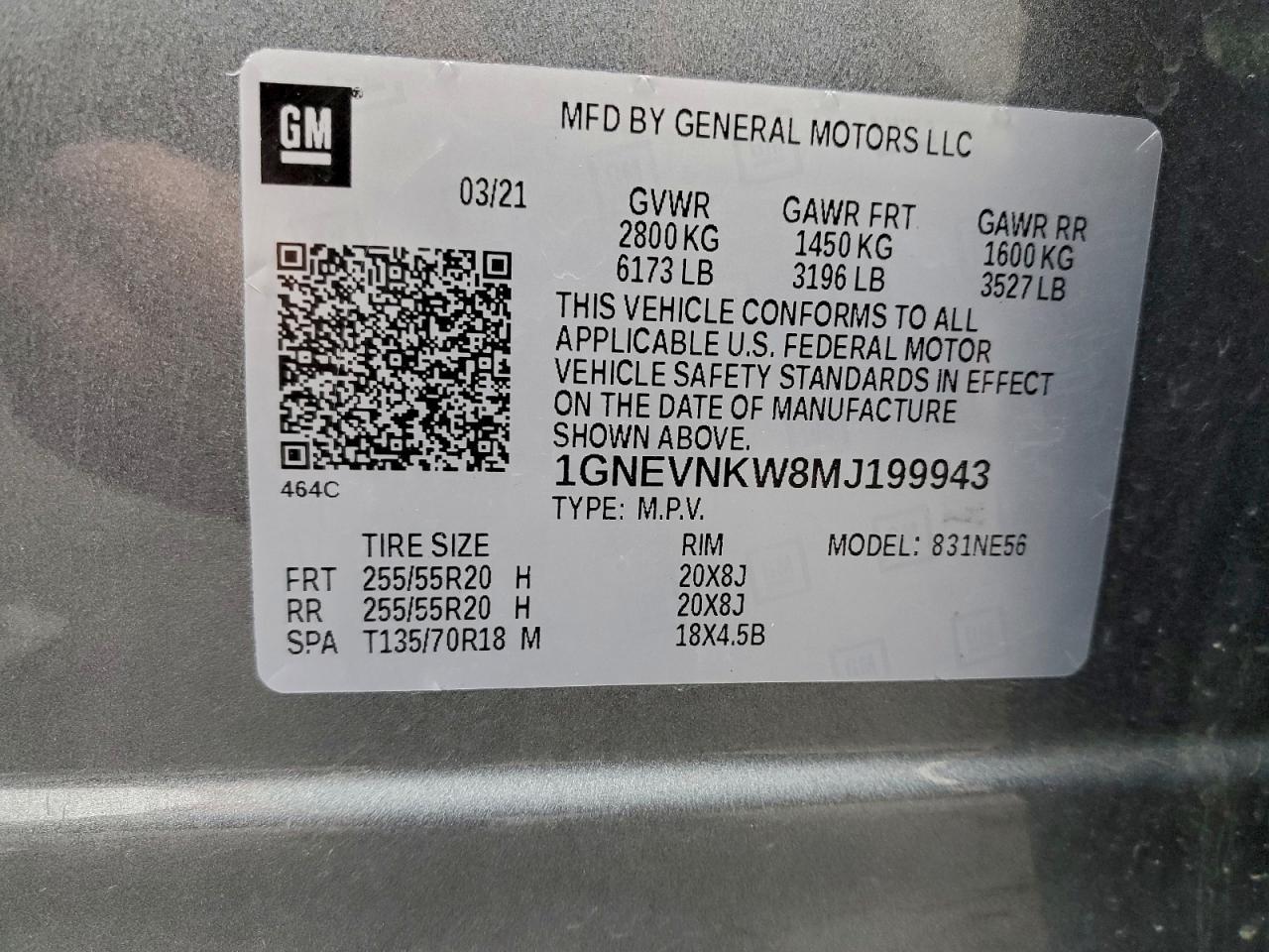 2021 Chevrolet Traverse