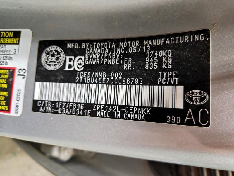 2013 Toyota Corolla Base