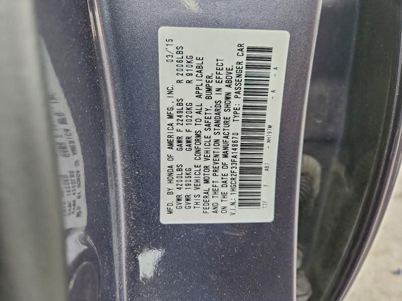 2015 Honda Accord lx