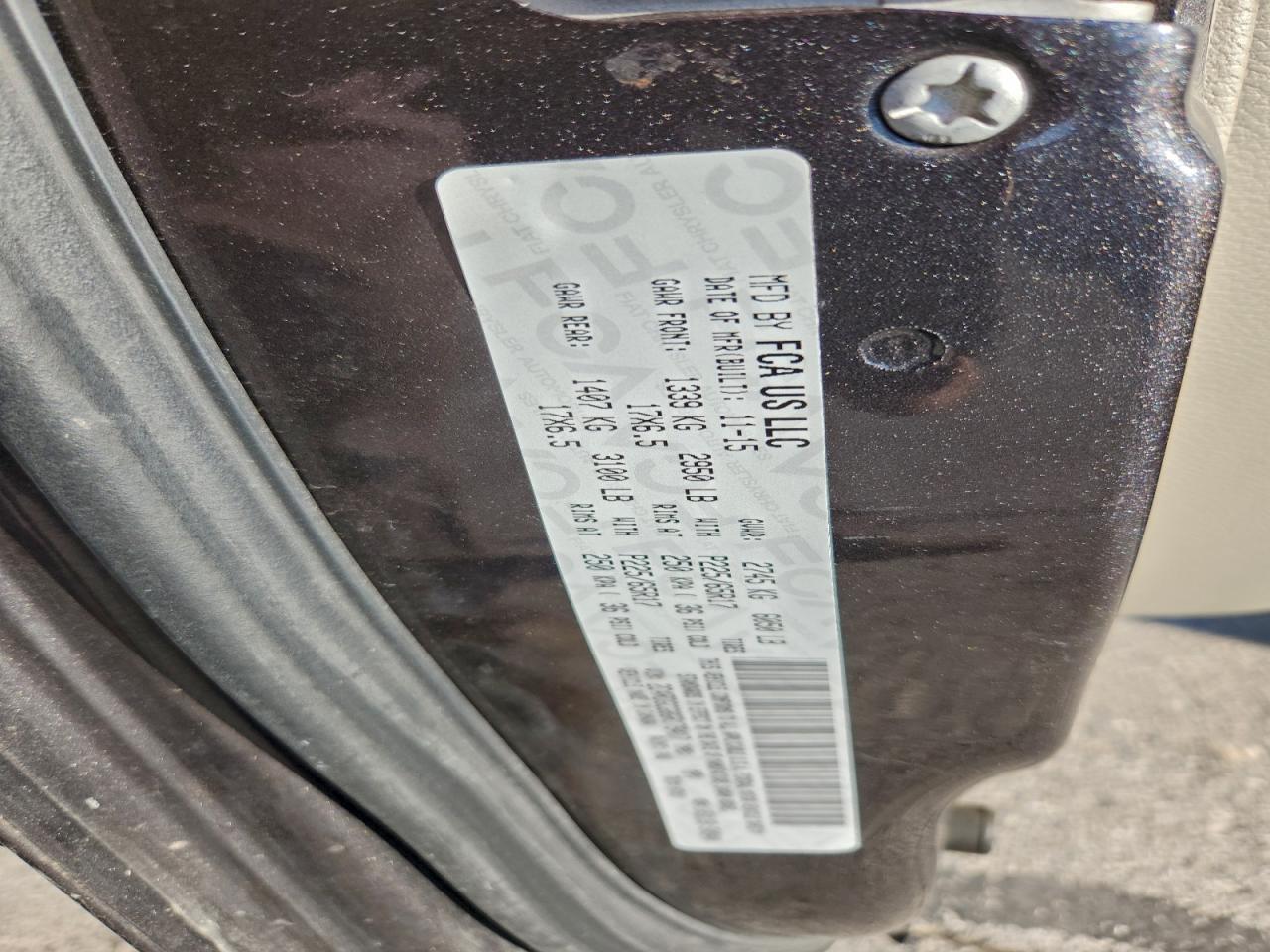 2016 Dodge Grand Caravan sxt