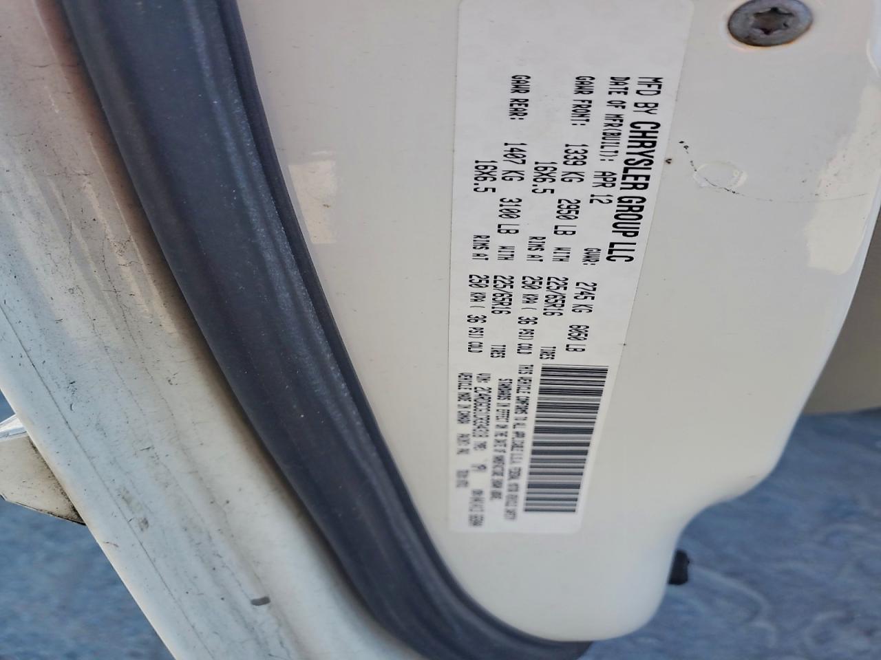 2012 Dodge Grand Caravan sxt