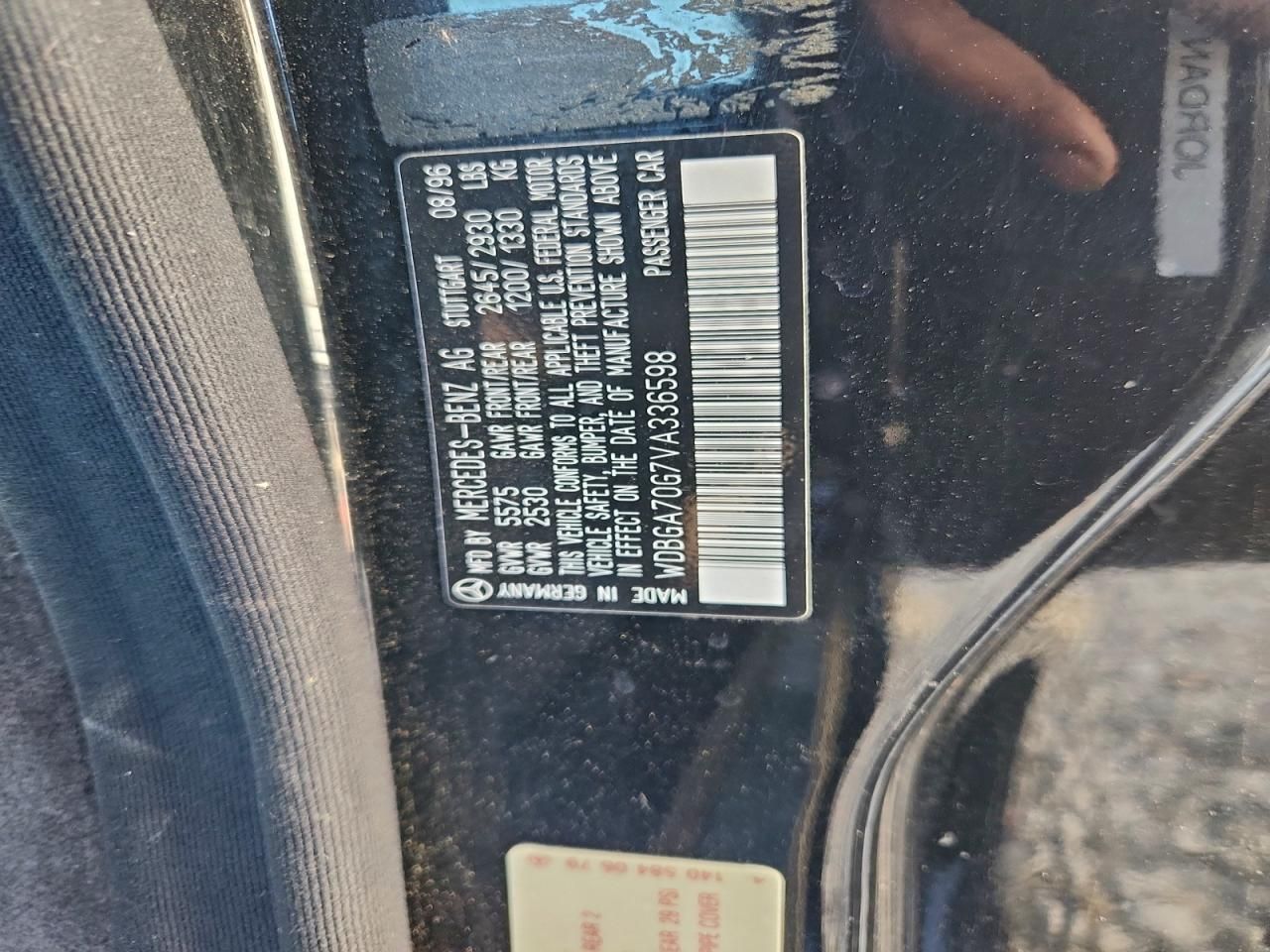 1997 Mercedes-Benz S 500