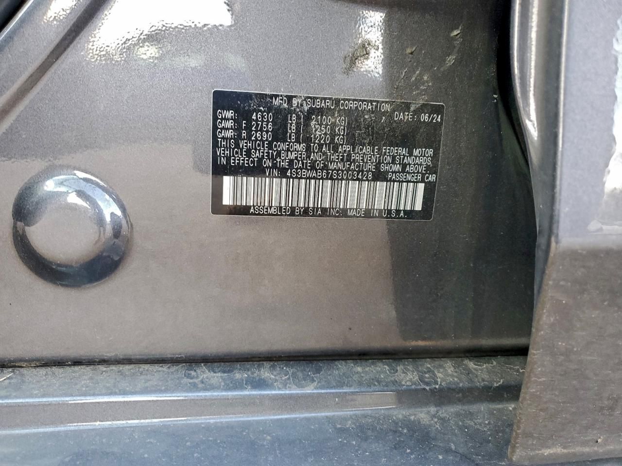 2025 Subaru Legacy awd