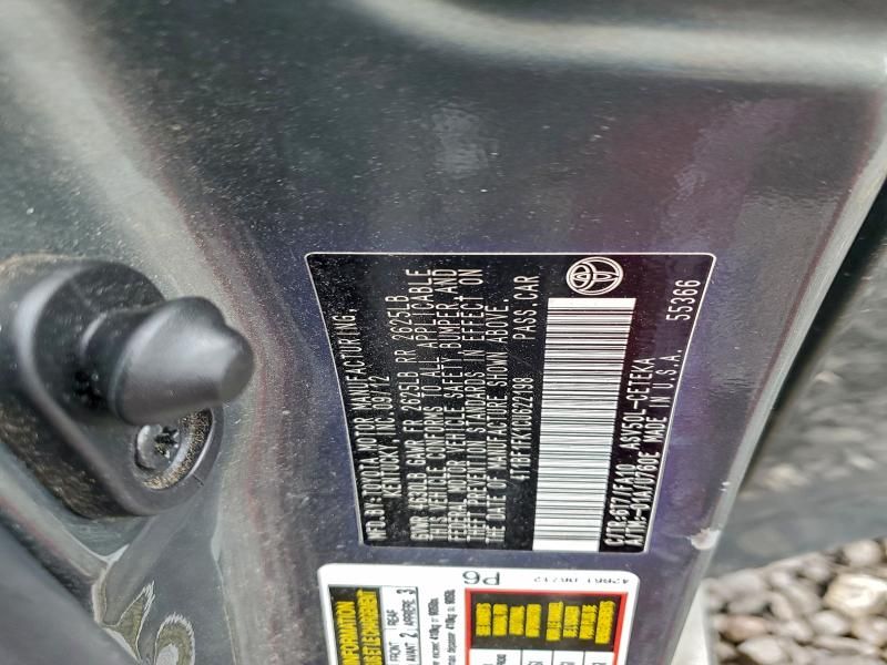 2012 Toyota Camry Base