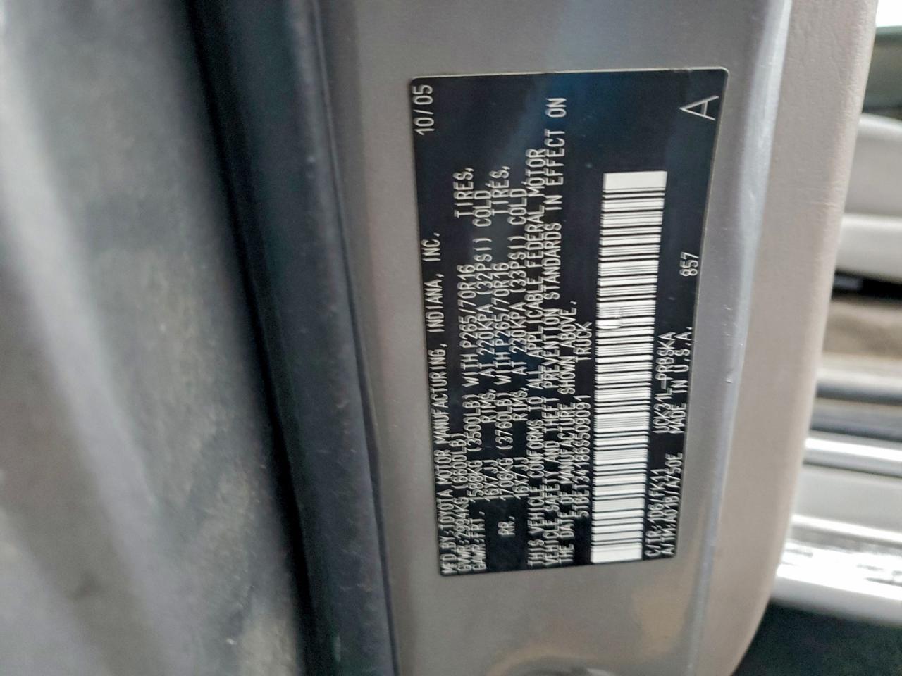 2006 Toyota Tundra Double cab SR5