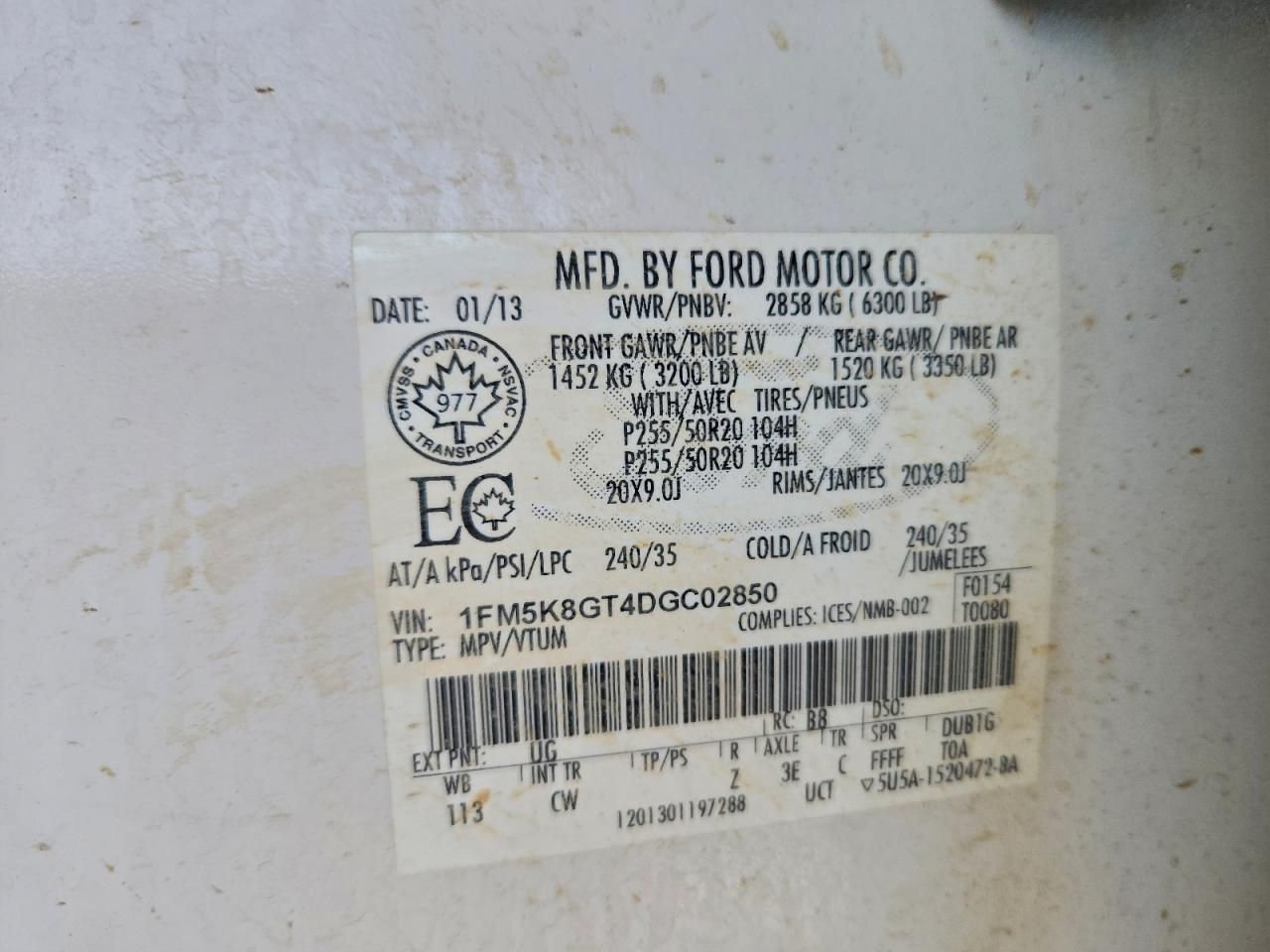 2013 Ford Explorer Sport