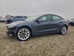 Tesla Vehiculos salvage en venta: 2022 Tesla Model 3