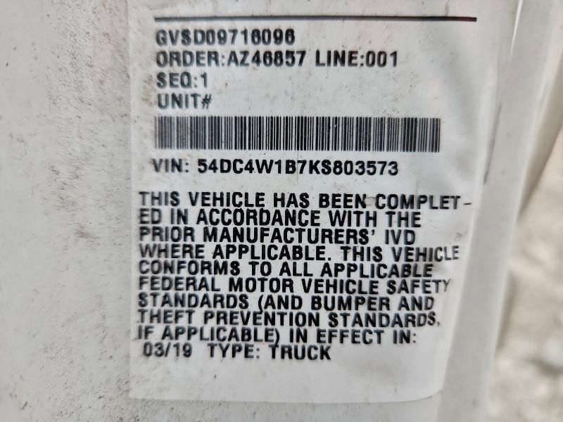 2019 Isuzu NPR HD Refrigerated BOX Truck