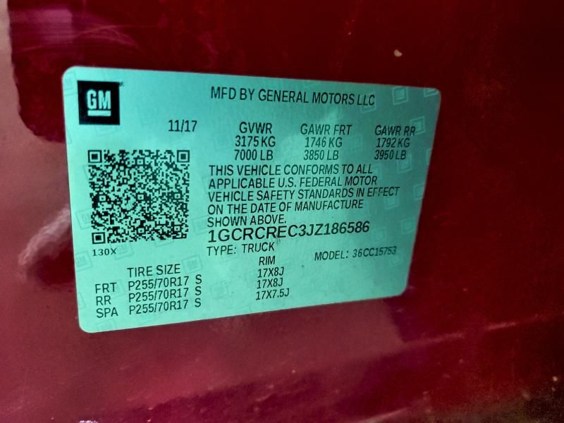 2018 Chevrolet Silverado C1500 lt