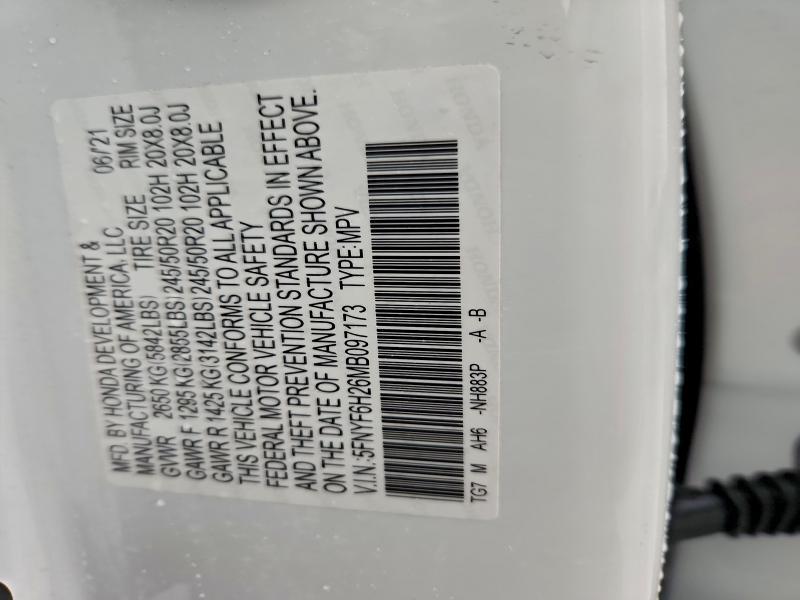 2021 Honda Pilot se