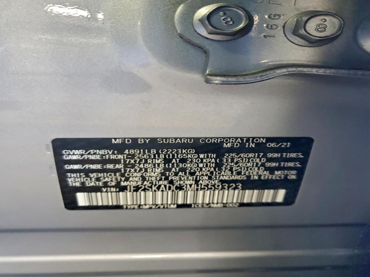 2021 Subaru Forester