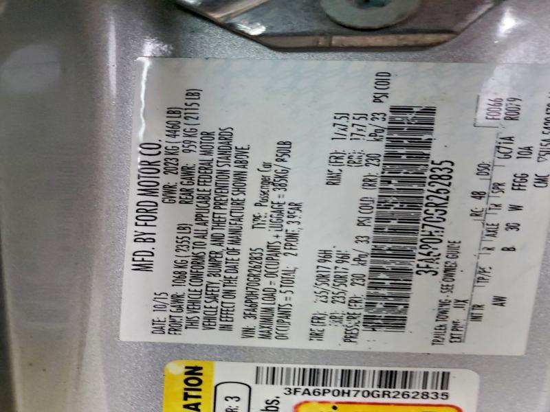 2016 Ford Fusion se