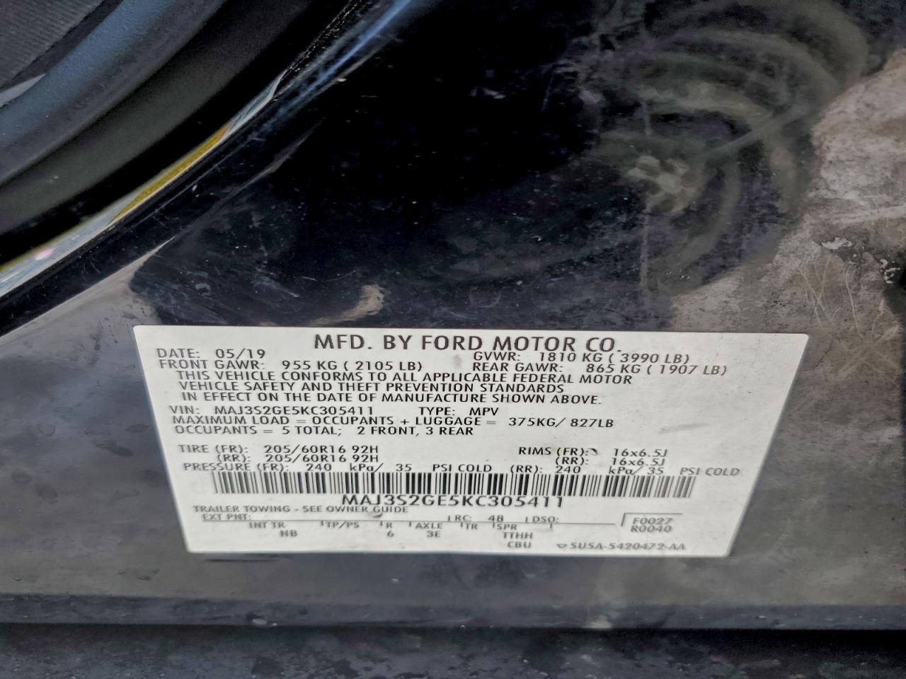 2019 Ford Ecosport se