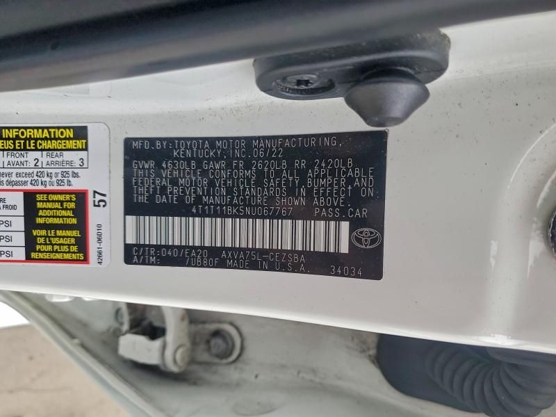 2022 Toyota Camry se