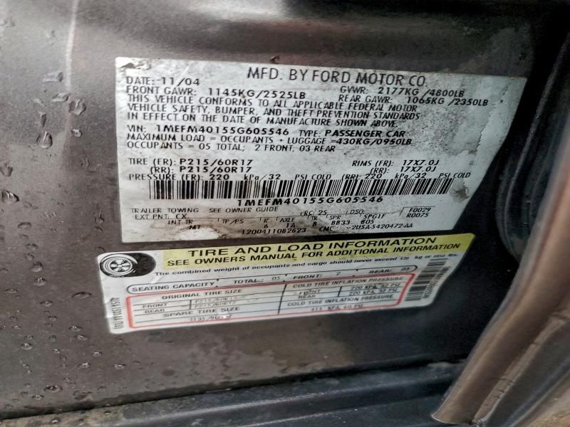 2005 Mercury Montego Luxury