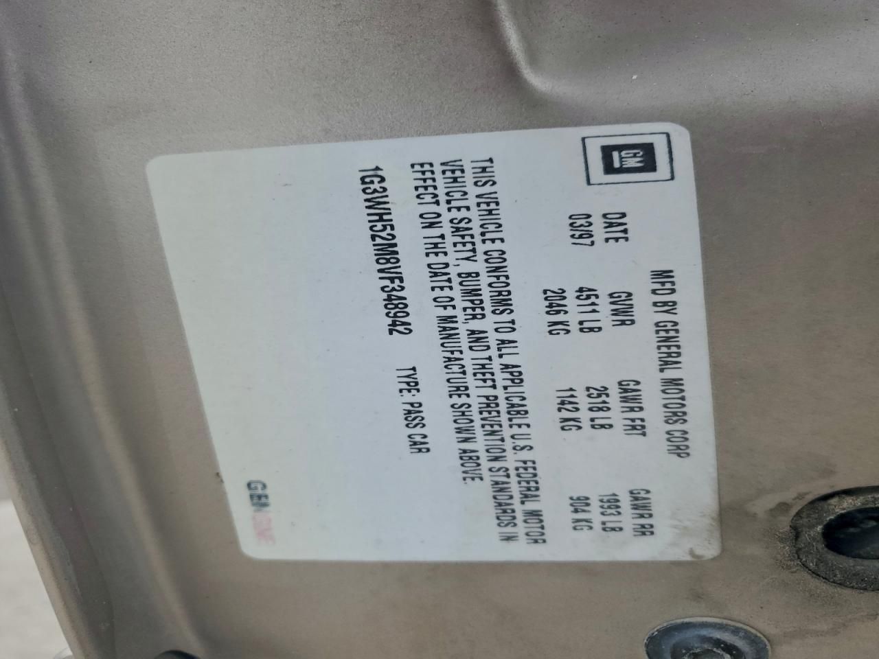 1997 Oldsmobile Cutlass Supreme sl