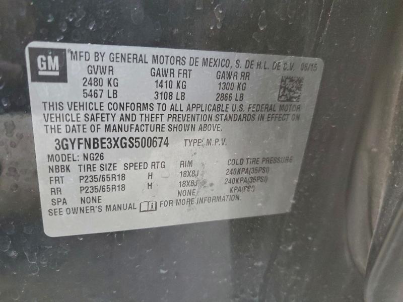 2016 Cadillac Srx Luxury Collection