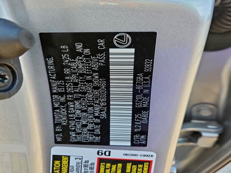 2025 Lexus Es 350 f Sport Handling