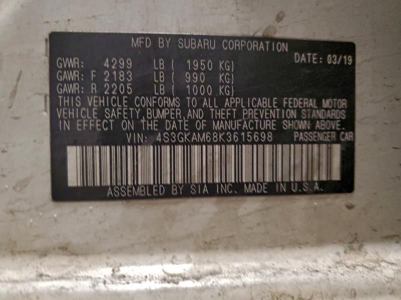 2019 Subaru Impreza Sport