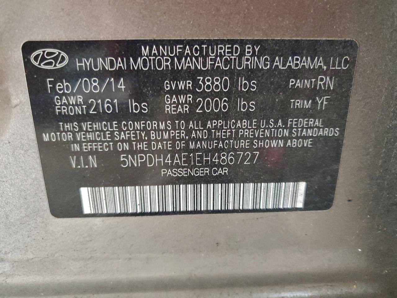 2014 Hyundai Elantra se