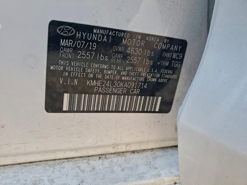 2019 Hyundai Sonata Hybrid