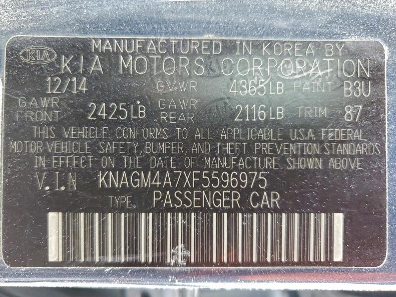 2015 KIA Optima lx