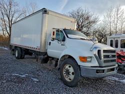 Salvage trucks for sale at Cicero, IN auction: 2015 Ford F650 Super Duty BOX Truck