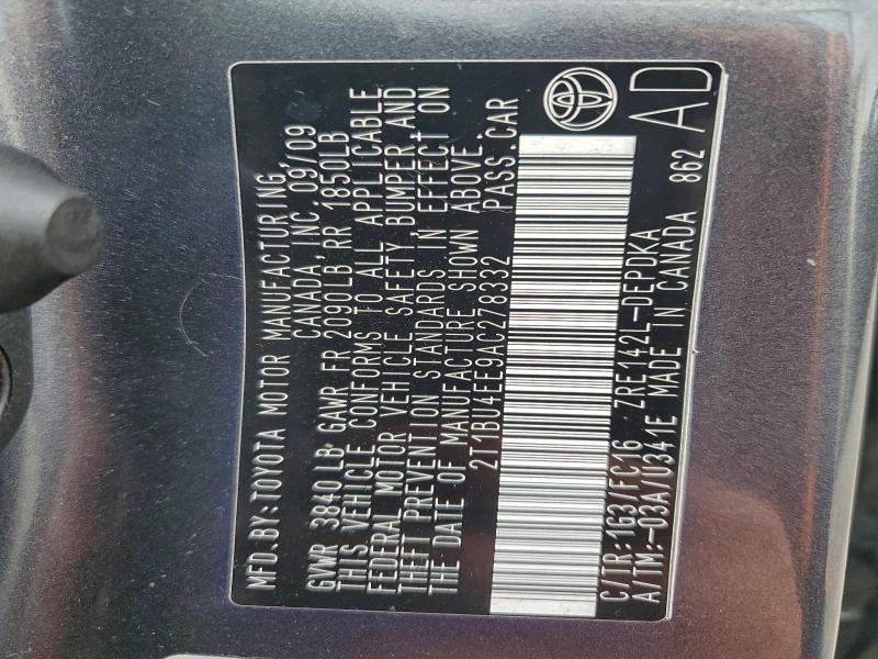2010 Toyota Corolla Base