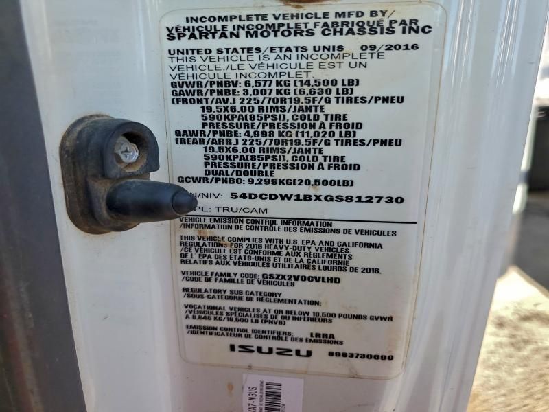 2016 Chevrolet 4500 BOX Truck