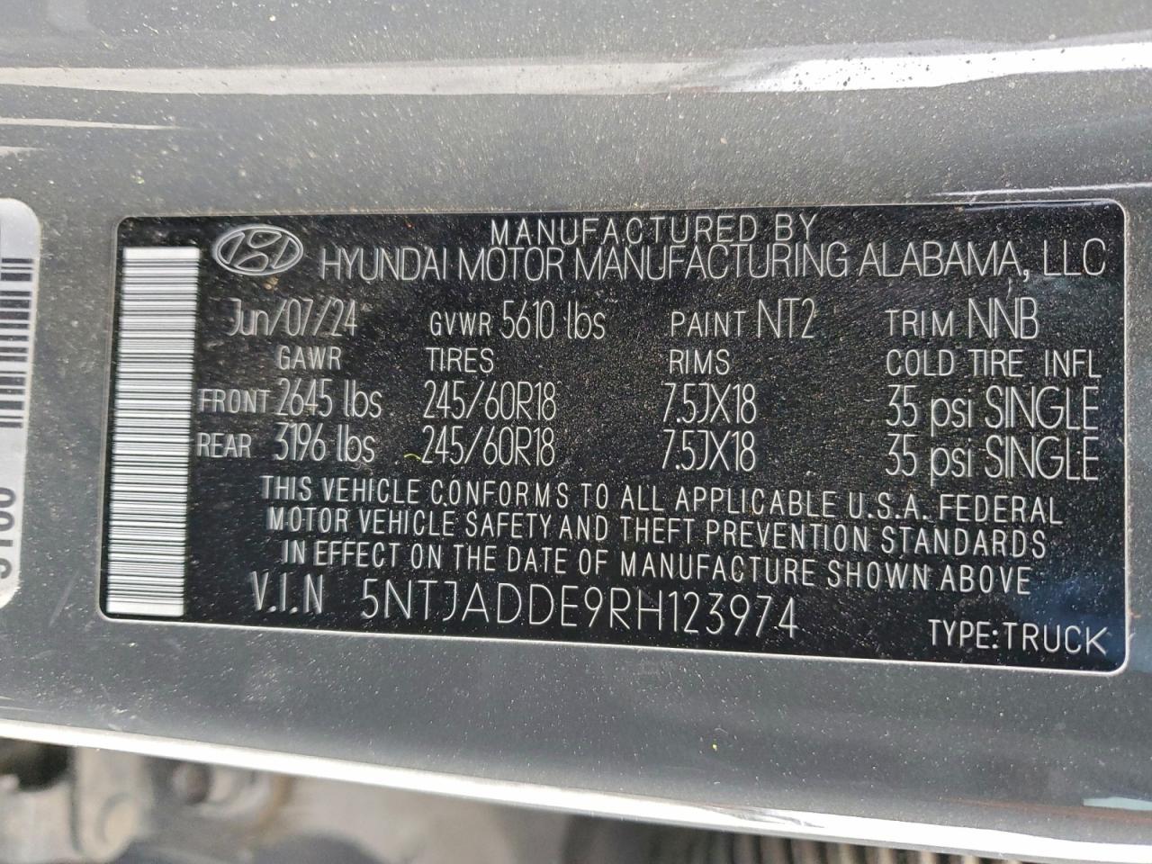 2024 Hyundai Santa Cruz se