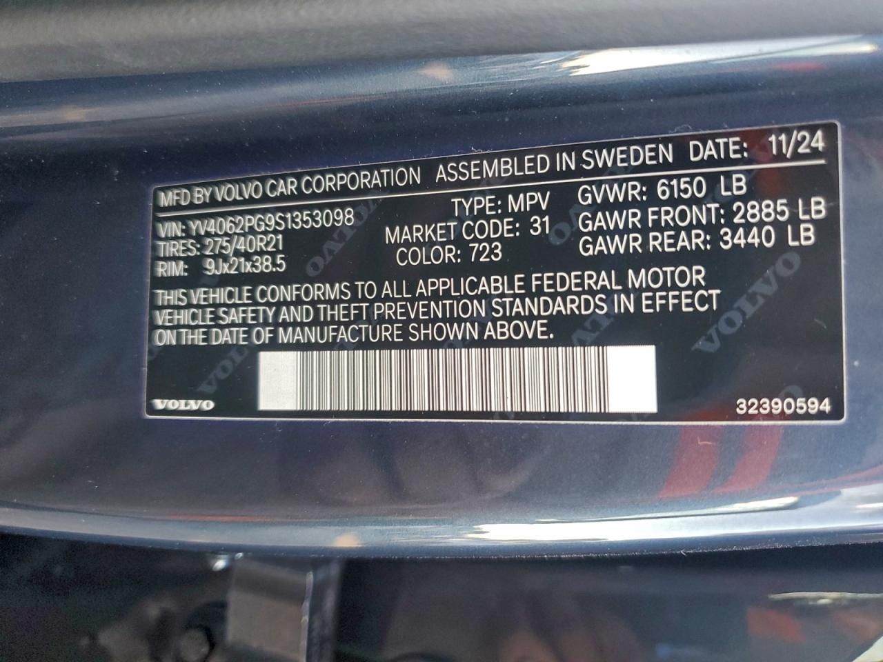 2025 Volvo Xc90 Ultra