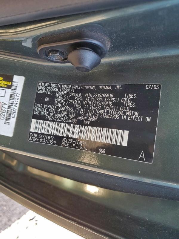 2005 Toyota Sienna ce