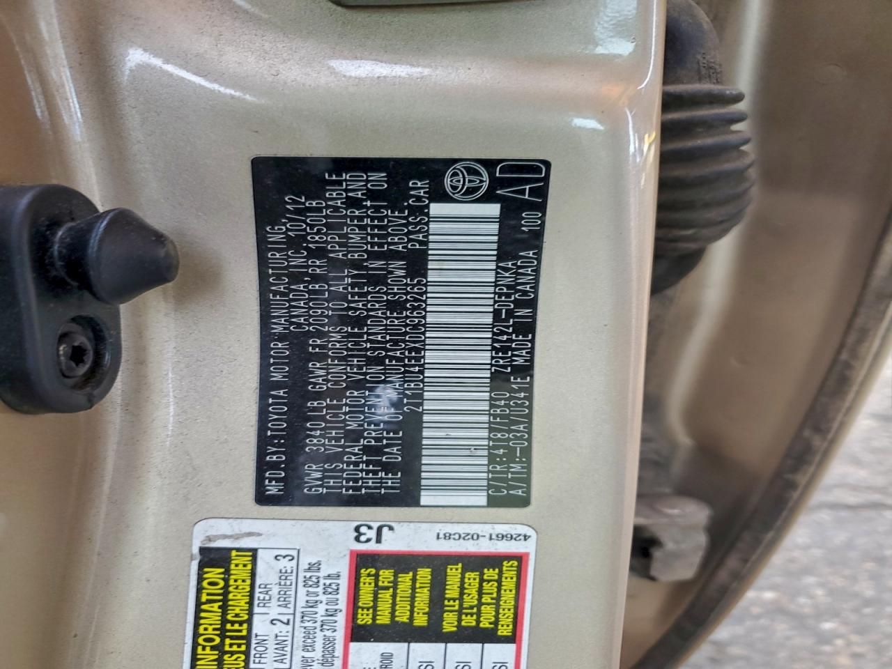 2013 Toyota Corolla Base