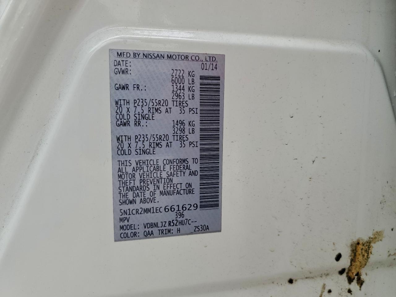 2014 Nissan Pathfinder sv Hybrid