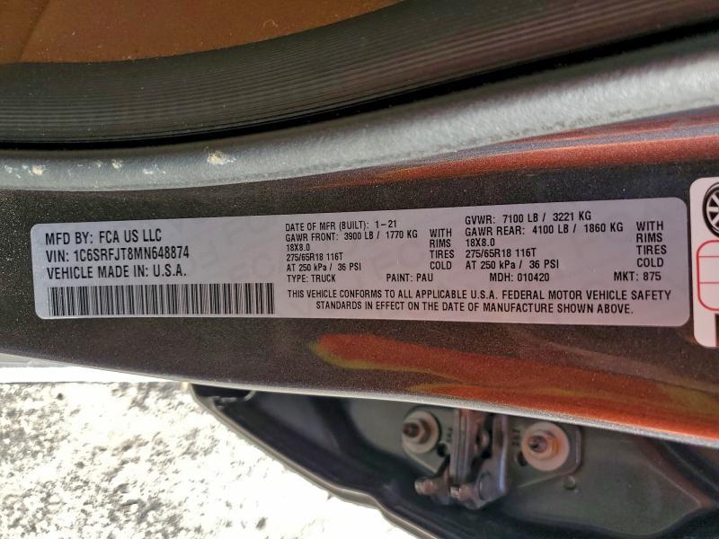 2021 Dodge 1500 Laramie