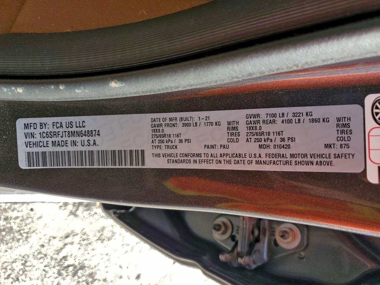 2021 Dodge 1500 Laramie