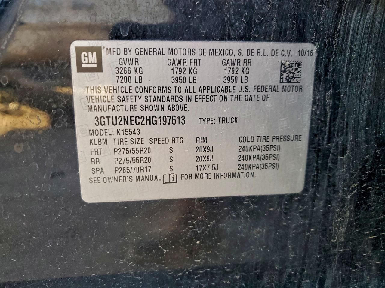 2017 GMC Sierra K1500 SLT