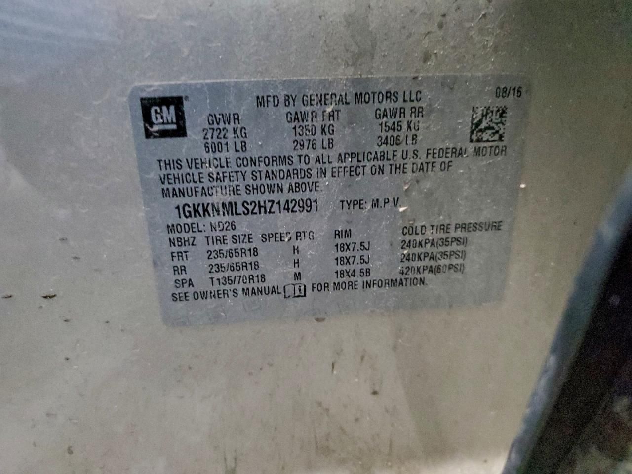 2017 GMC Acadia Slt-1