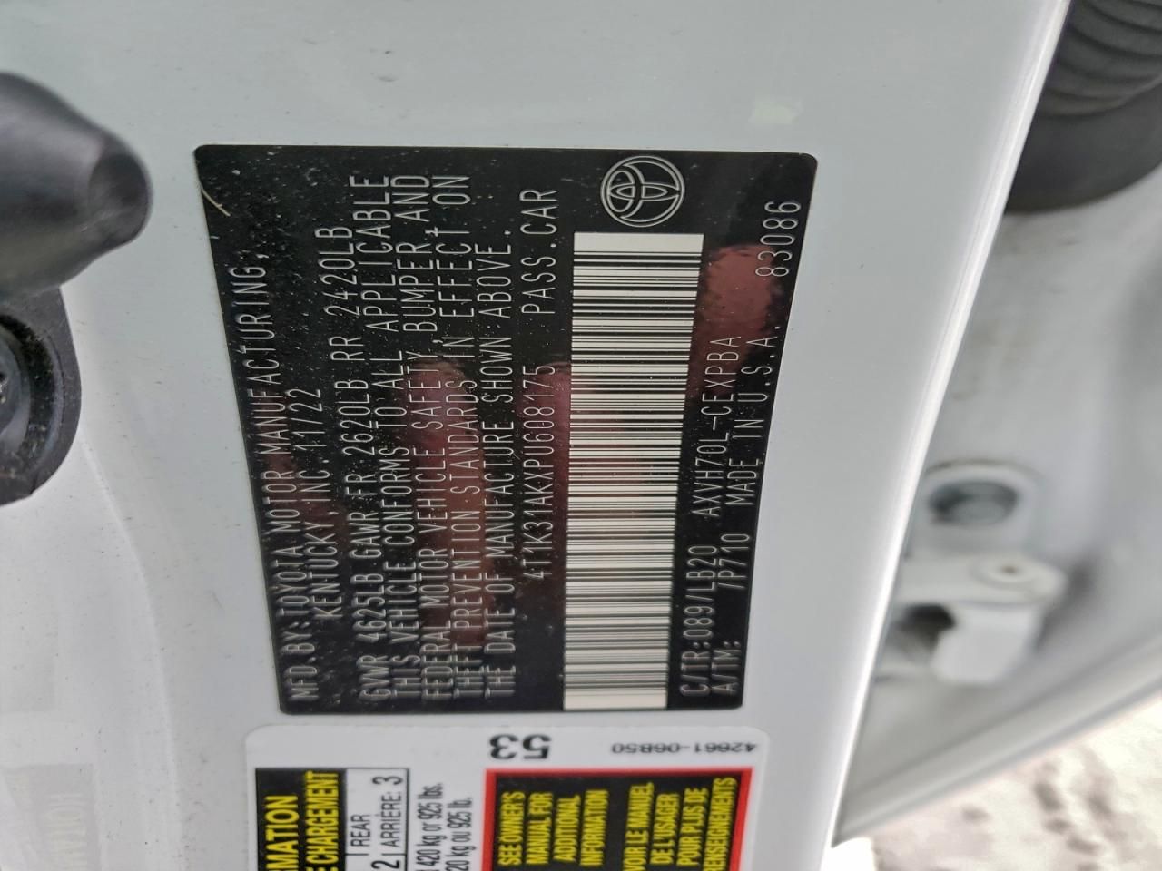 2023 Toyota Camry xse