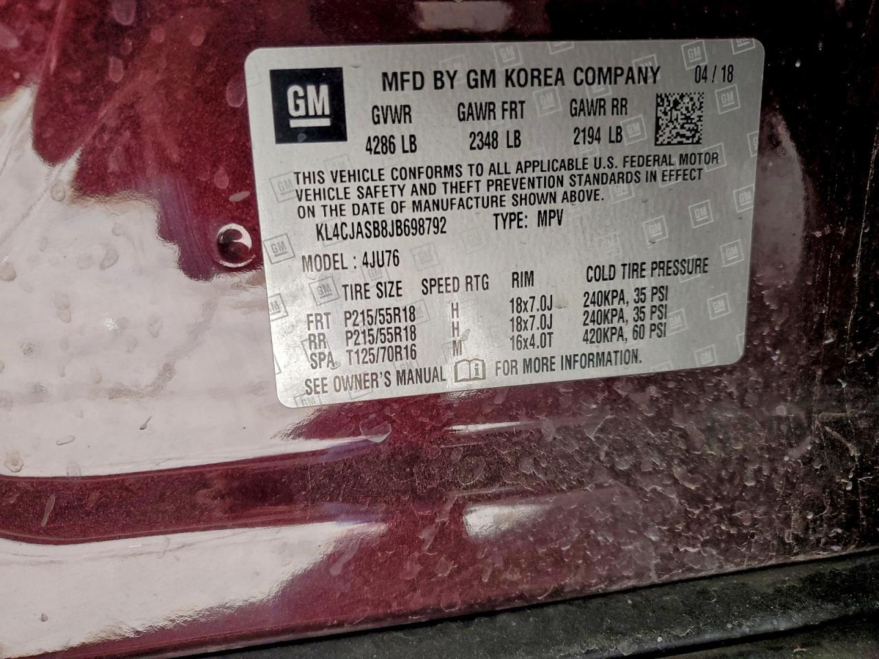 2018 Buick Encore Preferred