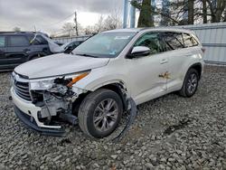 2014 Toyota Highlander xle en venta en Windsor, NJ