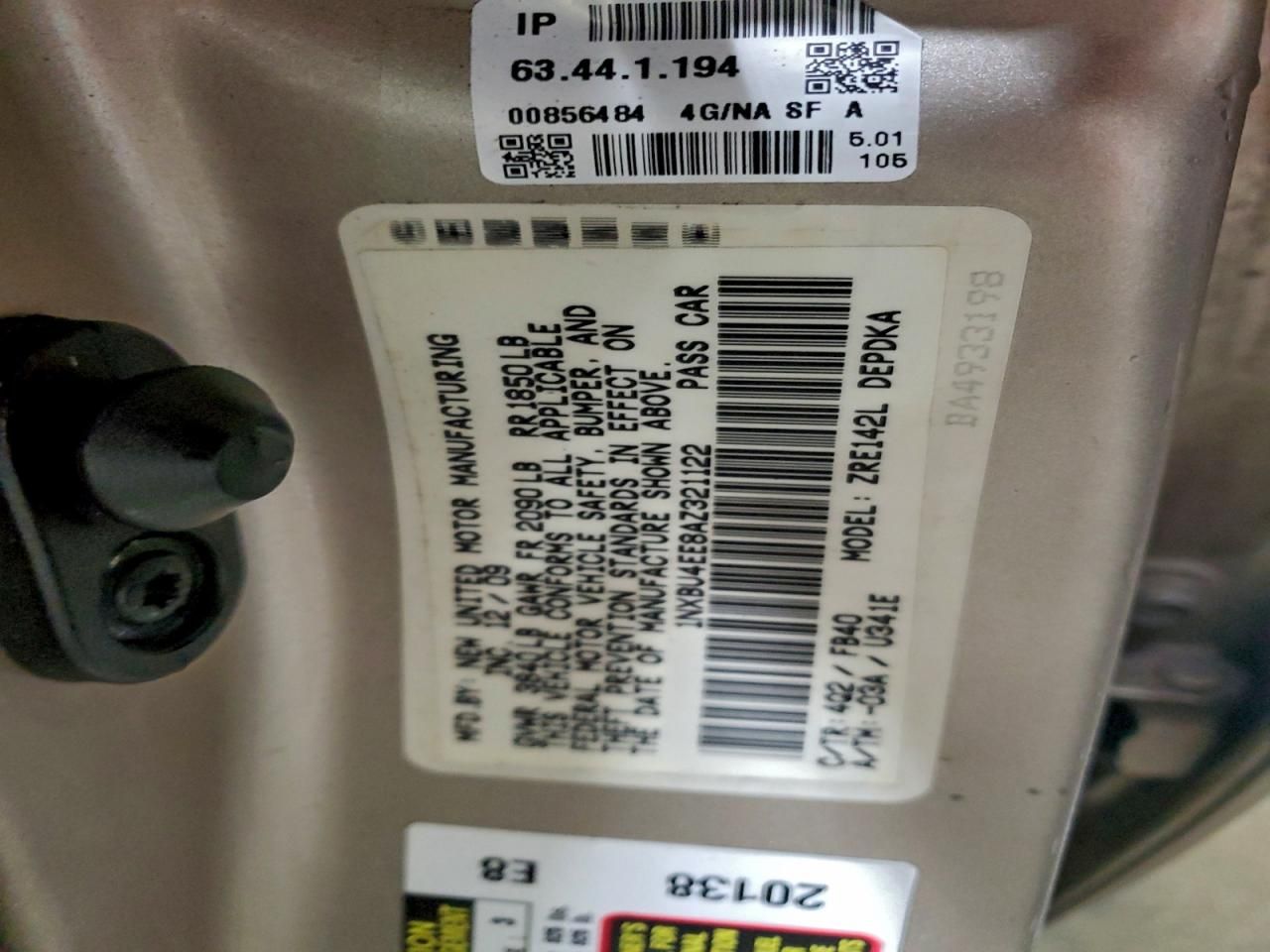 2010 Toyota Corolla Base