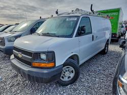 Salvage trucks for sale at Cahokia Heights, IL auction: 2013 Chevrolet Express G2500